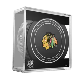 Disco da hockey Inglasco Inc. Official Game Puck Chicago Blackhawks