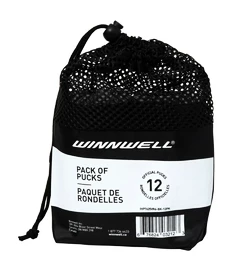 Disco da hockey WinnWell black official (12 pcs)