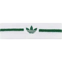 Fascia per capelli adidas  Tennis Headband White/Green
