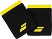Fascia tergisudore Babolat  Logo Jumbo Wristband Black/Sulphur Spring (2 Pack)