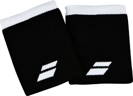 Fascia tergisudore Babolat Logo Jumbo Wristband Black/White (2 Pack)