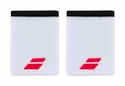 Fascia tergisudore Babolat  Logo Jumbo Wristband White/Strike Red