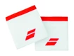 Fascia tergisudore Babolat  Logo Wristband White/Fiesta Red (2 ks)