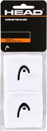 Fascia tergisudore Head Wristband 2.5" (2 Pack) white