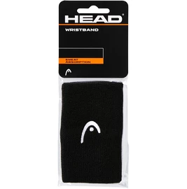 Fascia tergisudore Head Wristband 5" Black (2 Pack)