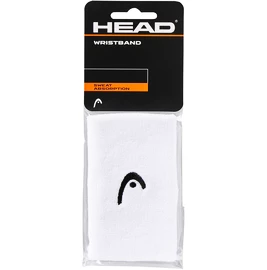 Fascia tergisudore Head Wristband 5" White (2 Pack)