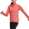 Felpa da donna adidas  Run Fast 1/2 Zip Semi Turbo