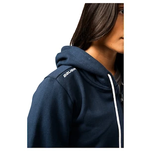 Felpa da donna Bauer  WMNS Team Full Zip Navy