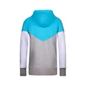 Felpa da donna BIDI BADU  Flavia Lifestyle Hoody Aqua/Grey White