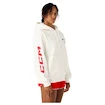 Felpa da donna CCM  Athleisure Hood Blanc