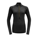 Felpa da donna Devold  Running Woman Zip Neck Anthracite