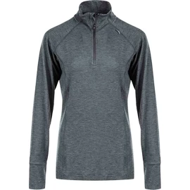 Felpa da donna Endurance Core X1 Elite Melange Midlayer Black Melange