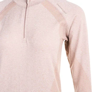 Felpa da donna Endurance  Halen Seamless Midlayer Warm Taupe XXS/XS