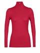 Felpa da donna Icebreaker  W 260 Tech LS Half Zip Cherry