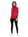 Felpa da donna Icebreaker  W 260 Tech LS Half Zip Cherry