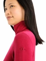 Felpa da donna Icebreaker  W 260 Tech LS Half Zip Cherry