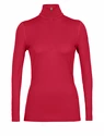 Felpa da donna Icebreaker  W 260 Tech LS Half Zip Cherry