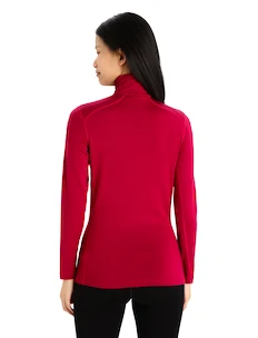 Felpa da donna Icebreaker  W 260 Tech LS Half Zip Cherry