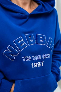 Felpa da donna Nebbia  Branded Oversized Hoodie blue L