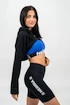 Felpa da donna Nebbia GYM TIME Designer Cropped Hoodie 259 black