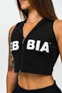 Felpa da donna Nebbia MUSCLE MOMMY Sleeveless Zip-Up Hoodie 258 black