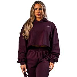 Felpa da donna Nebbia STRONG BEAUTY Oversized Hoodie OWN YOUR POWER 433 dark red