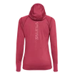 Felpa da donna Salewa  Agner Hybrid PL/DST FZ Hdy Syrah Melange