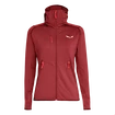 Felpa da donna Salewa  Agner Hybrid PL/DST FZ Hdy Syrah Melange