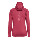 Felpa da donna Salewa  Agner Hybrid PL/DST FZ Hdy Syrah Melange
