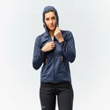 Felpa da donna Salewa  Agner Hybrid PL/DST Navy Blazer Melange