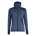 Felpa da donna Salewa  Agner Hybrid PL/DST Navy Blazer Melange