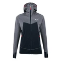 Felpa da donna Salewa  Puez Hybrid PL Navy Blazer Melange