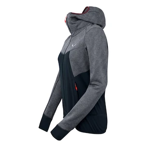 Felpa da donna Salewa  Puez Hybrid PL Navy Blazer Melange