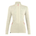 Felpa da donna Salewa  Rocca 2 PL W Fleece Oatmeal Melange