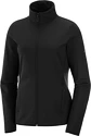 Felpa da donna Salomon  Outrack Full Zip Mid Black