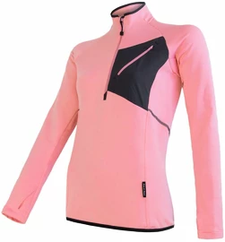 Felpa da donna Sensor Tecnostretch 1/2 Zip Strawberry Ice