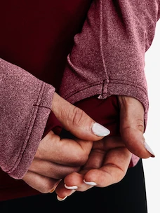 Felpa da donna Under Armour  ColdGear 1/2 Zip-RED