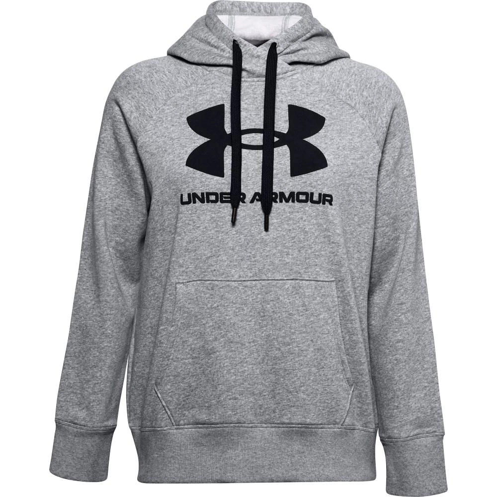 Felpa da donna Under Armour  Rival Fleece Logo Hoodie grey