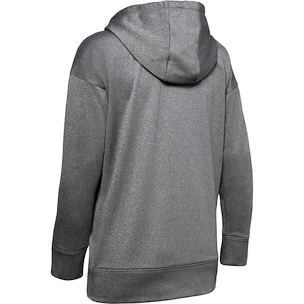 Felpa da donna Under Armour  Synthetic Fleece Chenille Logo PO Hooodie grey XS