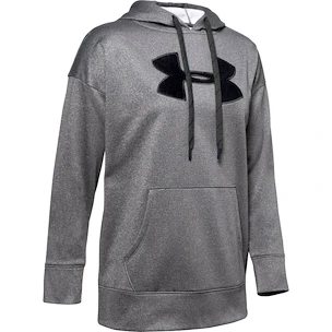 Felpa da donna Under Armour  Synthetic Fleece Chenille Logo PO Hooodie grey XS