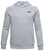 Felpa da ragazzo Under Armour  RIVAL COTTON HOODIE grey