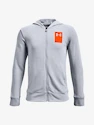 Felpa da ragazzo Under Armour  Rival Terry FZ Hoodie-GRY