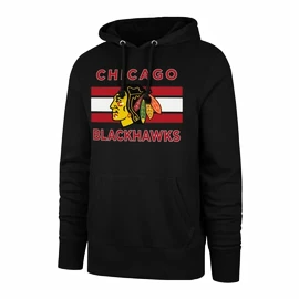 Felpa da uomo 47 Brand NHL Chicago Blackhawks BURNSIDE Pullover Hood