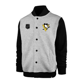 Felpa da uomo 47 Brand NHL Pittsburgh Penguins Core ’47 BURNSIDE Track Jacket SR