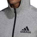 Felpa da uomo adidas Aeroready Designed 2 Move Sport Motion Logo Medium Grey Heather