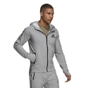 Felpa da uomo adidas Aeroready Designed 2 Move Sport Motion Logo Medium Grey Heather