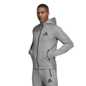 Felpa da uomo adidas Aeroready Designed 2 Move Sport Motion Logo Medium Grey Heather