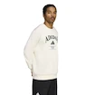 Felpa da uomo adidas  Heritage Graphic Crew Sweatshirt Chalk White / Aurora Ivy