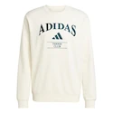 Felpa da uomo adidas  Heritage Graphic Crew Sweatshirt Chalk White / Aurora Ivy