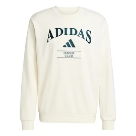 Felpa da uomo adidas Heritage Graphic Crew Sweatshirt Chalk White / Aurora Ivy